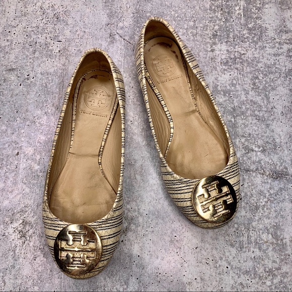 Tory Burch Shoes - TORY BURCH | REVA SNAKE BALLET Flats